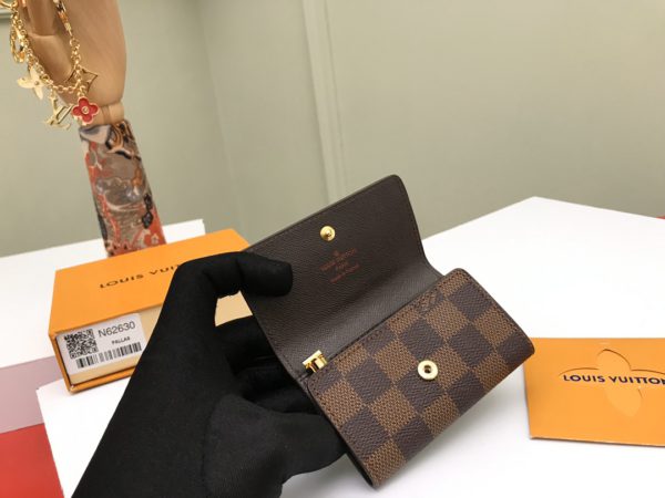 Louis Vuitton Damier Multicles 6 Ring Key Case - Brown - Image 4