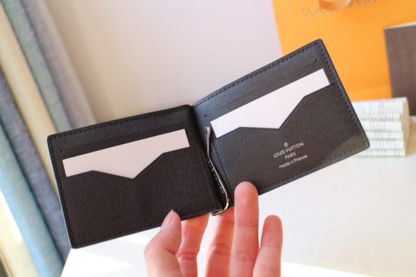Louis Vuitton Cross Pattern Wallet - Black - Image 3