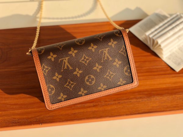 Louis Vuitton Monogram Dauphine Handbag - Brown - Image 5