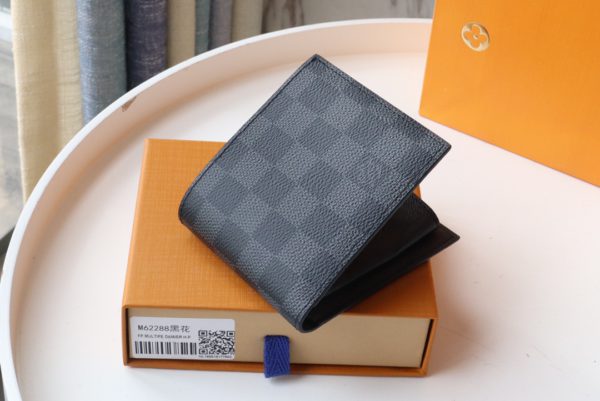 Louis Vuitton Monogram Marco Wallet - Black - Image 5