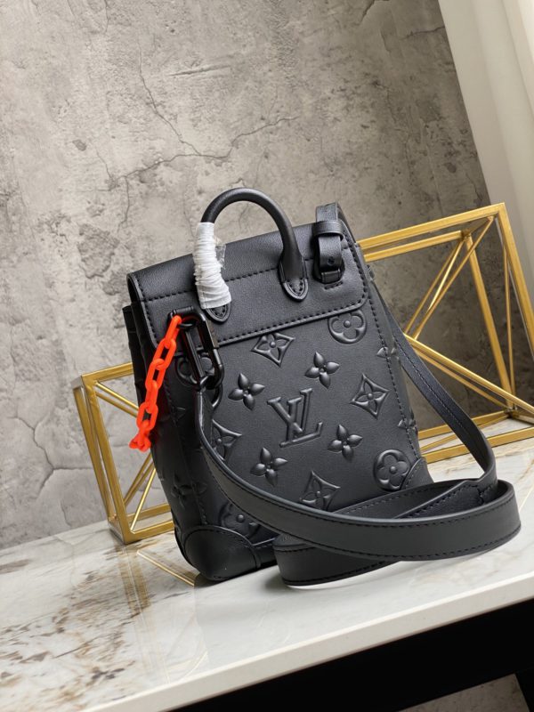Louis Vuitton Steamer Nano Men's Handbag - Black - Image 3