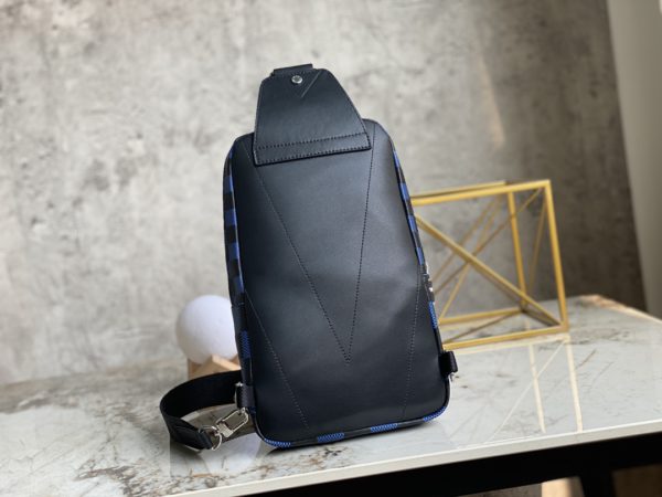 Louis Vuitton Avenue shoulder/grid Chest Bag - Blue - Image 4