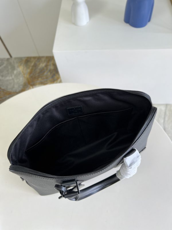 Louis Vuitton Armand Small Briefcase Bag - Black - Image 3