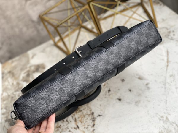 Louis Vuitton Heiger Anton Briefcase Bag - Black - Image 4