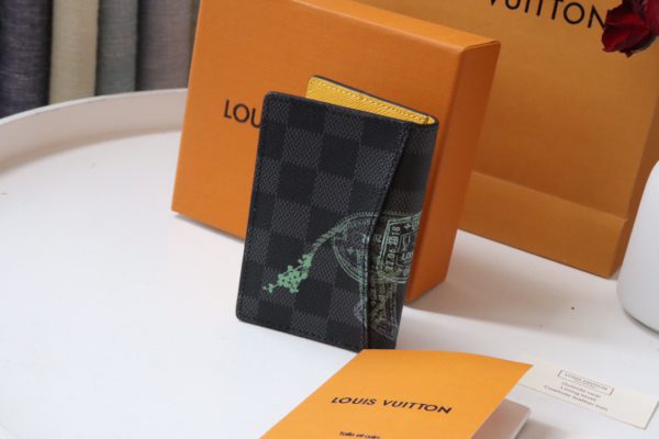 Louis Vuitton Passport Cover Damier Graphite Coated Canvas - Image 5