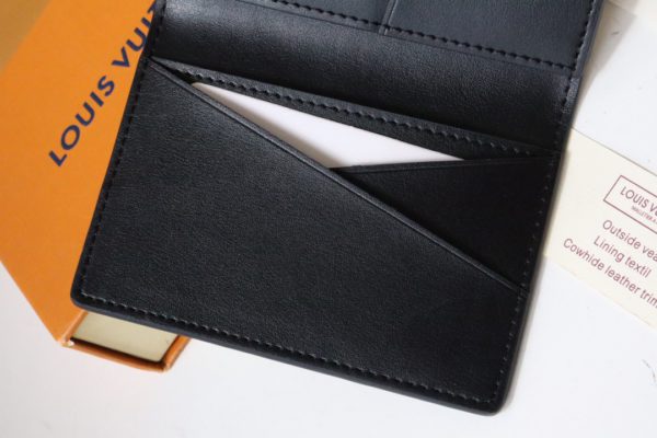 Louis Vuitton Aerogram Pocket Wallet - Black - Image 2