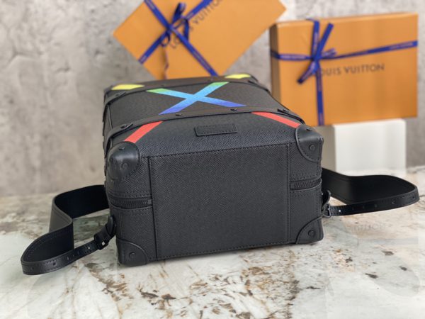 Louis Vuitton Rainbow SOFT TRUNK Small Backpack - Black - Image 3