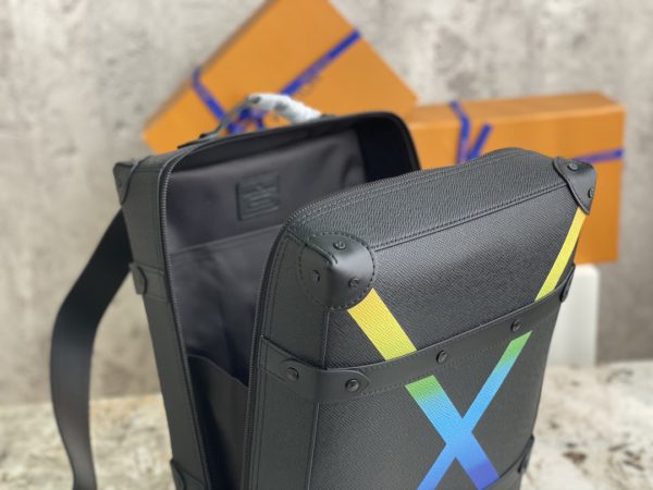 Louis Vuitton Rainbow SOFT TRUNK Small Backpack - Black - Image 2