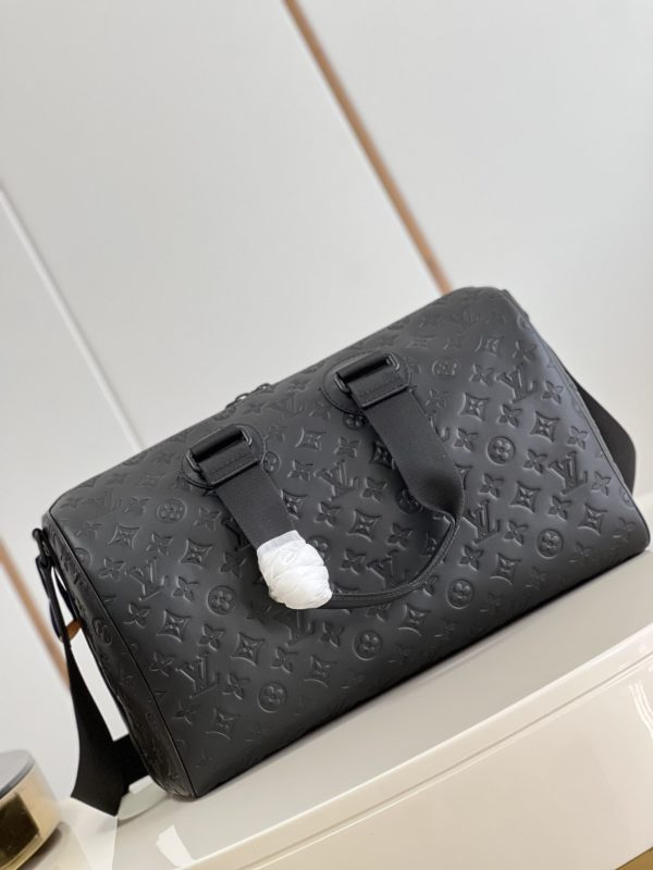 Louis Vuitton Speedy 40 Travel Handbag - Black - Image 4