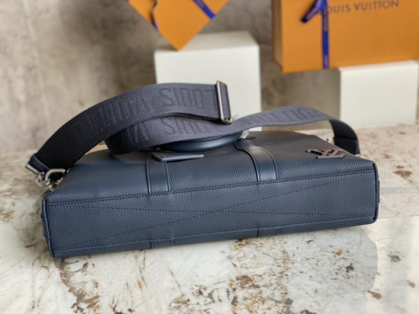 Louis Vuitton Armand Small Briefcase Bag - Blue - Image 3