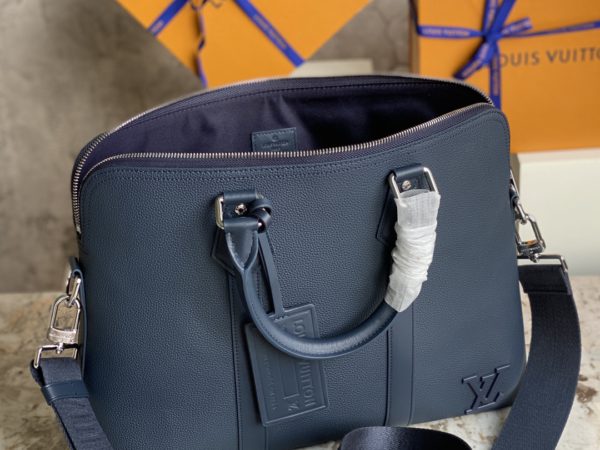 Louis Vuitton Armand Small Briefcase Bag - Blue - Image 2