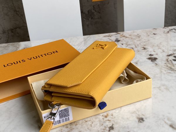 Louis Vuitton Aerogram Long Wallet - Yellow - Image 2