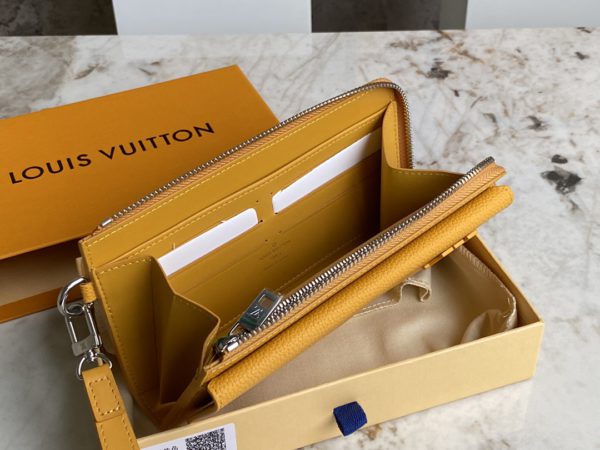 Louis Vuitton Aerogram Long Wallet - Yellow - Image 3