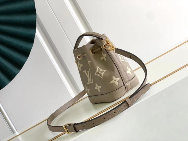 Louis Vuitton Apricot Nano Noé Handbag - Gray - Image 5