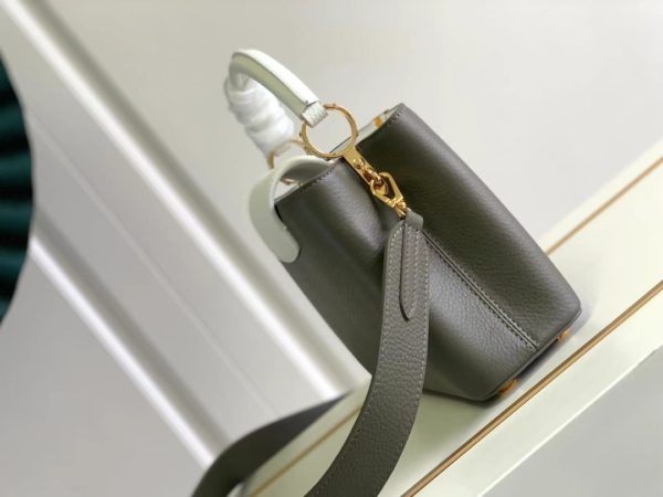 Louis Vuitton Capucines Small MM Bag - Gray - Image 5
