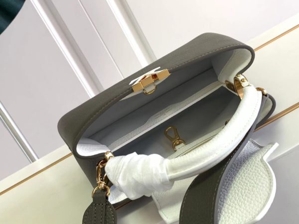 Louis Vuitton Capucines Small MM Bag - Gray - Image 2