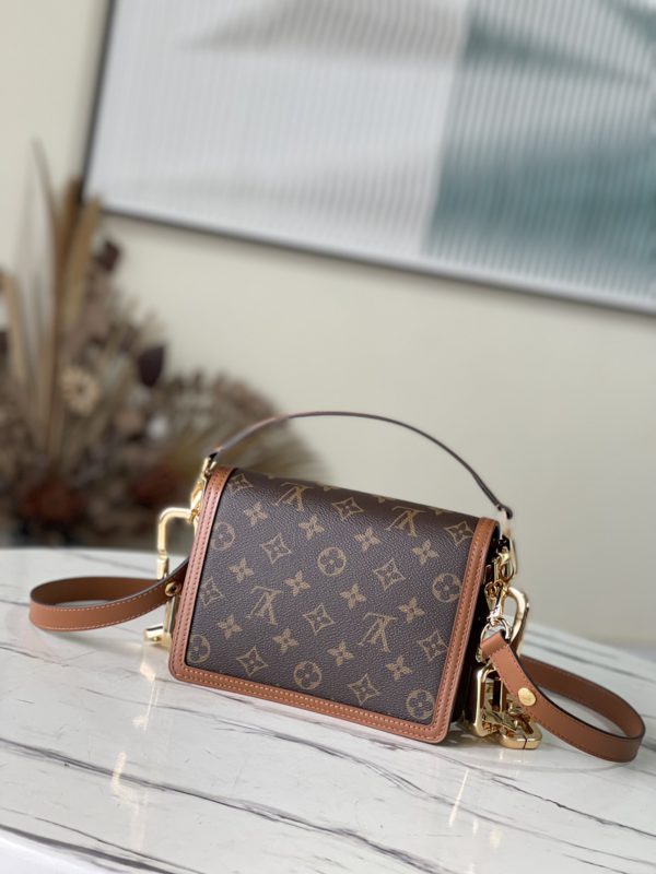 Louis Vuitton Classic Dauphine Mini Handbag - Brown - Image 4
