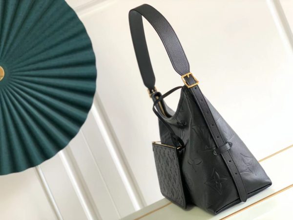 Louis Vuitton CarryAll Medium-Sized Handbag - Black - Image 5