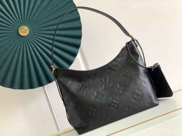 Louis Vuitton CarryAll Medium-Sized Handbag - Black - Image 4