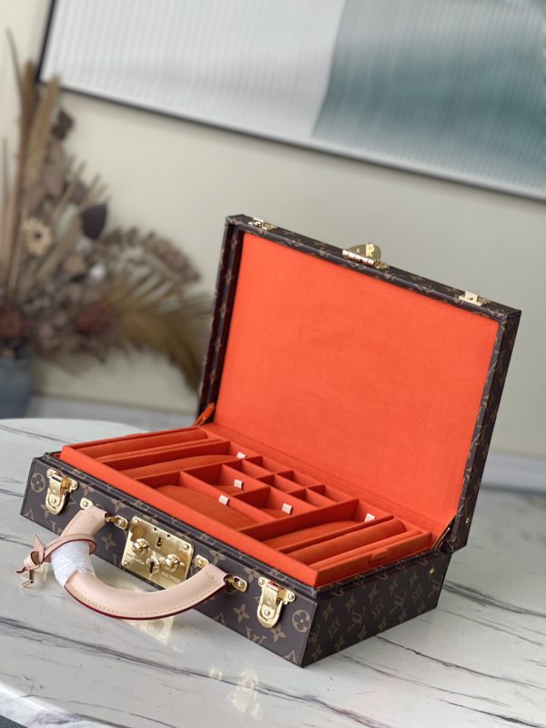 Louis Vuitton Monogram Jewelry Case - Orange - Image 3