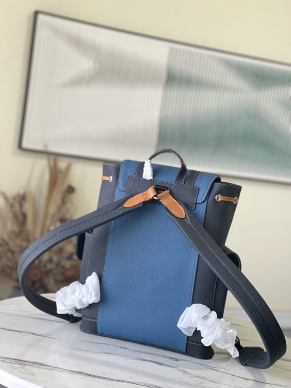Louis Vuitton Christopher Small Backpack - Blue - Image 2