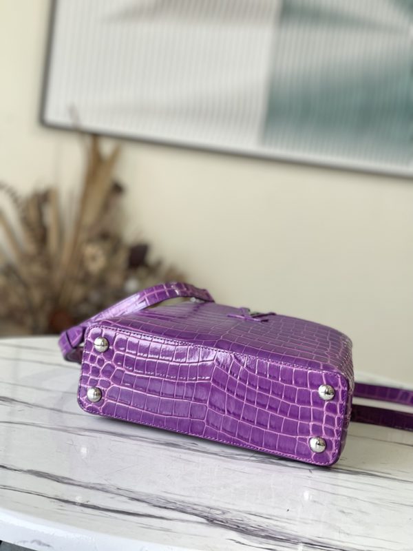 Louis Vuitton Capucines BB Handbag - Purple - Image 4