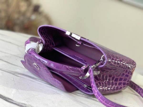 Louis Vuitton Capucines BB Handbag - Purple - Image 2