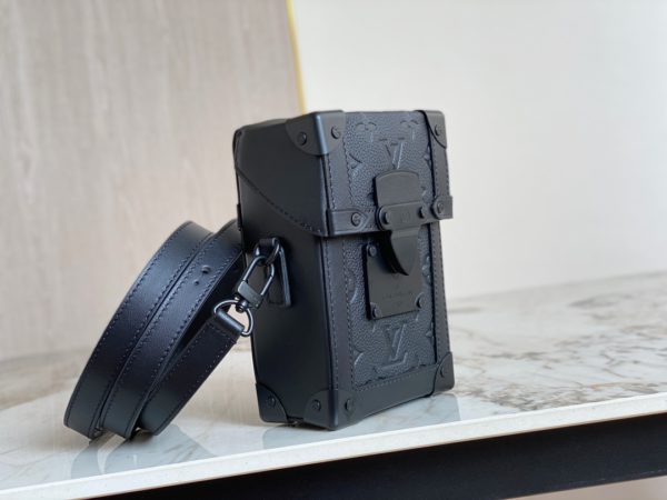 Louis Vuitton VERTICAL TRUNK Mini Handbag for Men - Black - Image 5