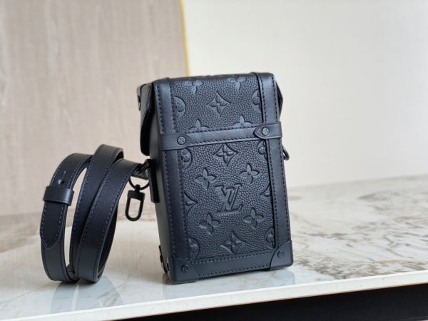Louis Vuitton VERTICAL TRUNK Mini Handbag for Men - Black - Image 3