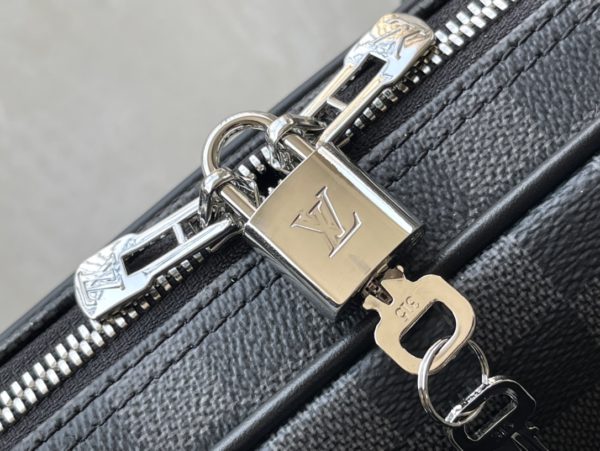 Louis Vuitton Voyage Small Briefcase - Black - Image 5