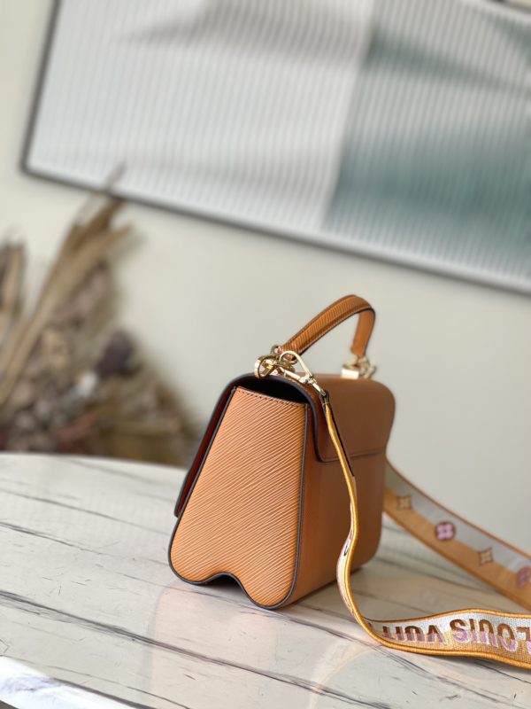 Louis Vuitton Twist MM Handbag - Caramel - Image 6