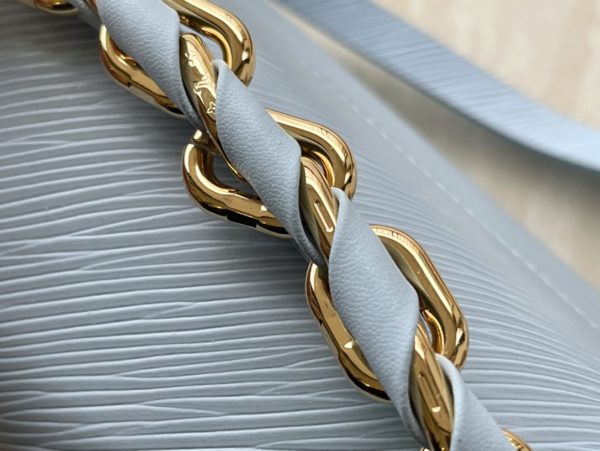 Louis Vuitton Twist Medium Braided Chain Bag - Blue - Image 7
