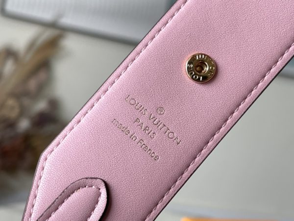 Louis Vuitton Pink Cleverly Shoulder Strap - Image 3