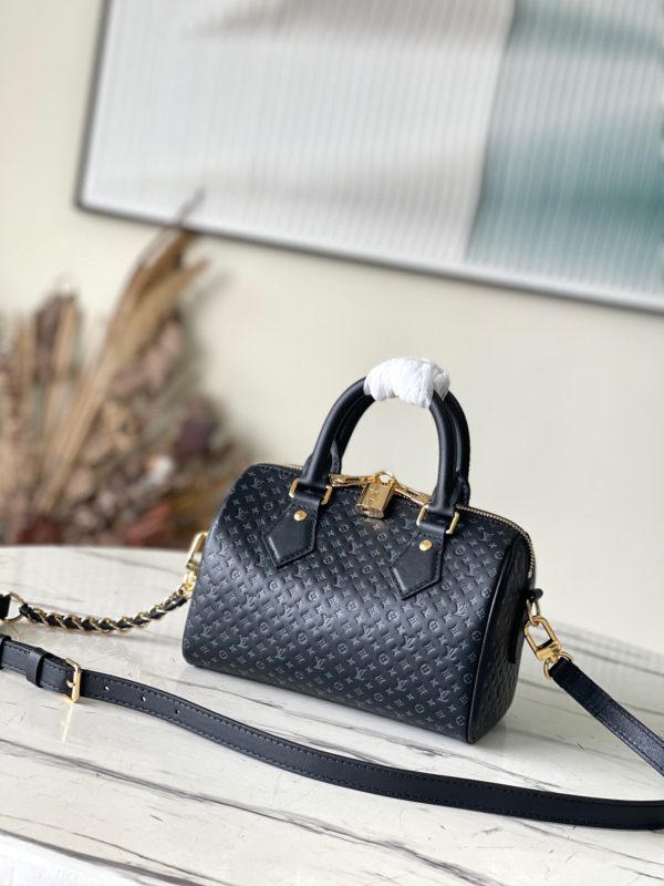 Louis Vuitton Speedy 20 Handbag - Black