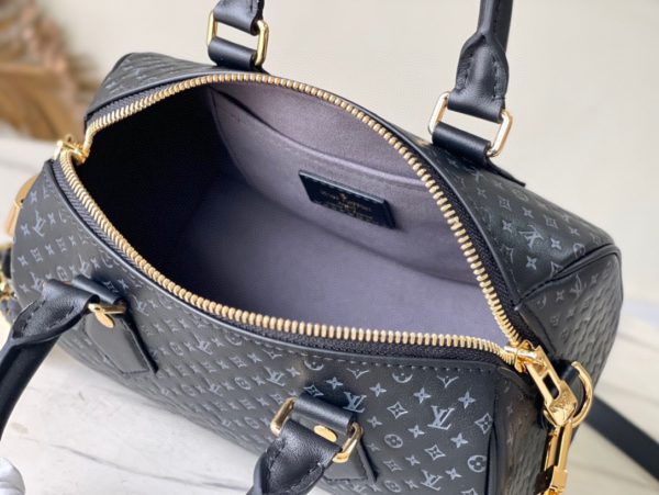 Louis Vuitton Speedy 20 Handbag - Black - Image 7