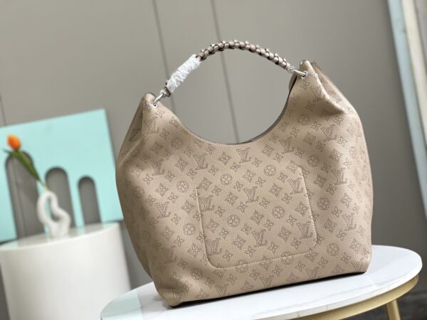 Louis Vuitton Carmel Hobo Tote Handbag - Caramel - Image 4