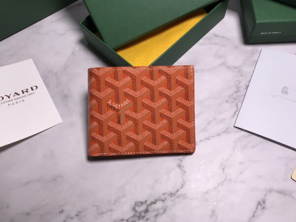 Goyard Hemp Wallet - Orange - Image 5