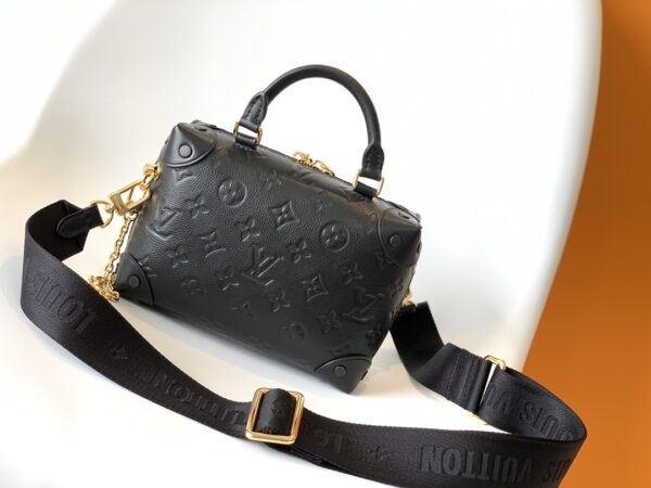 Louis Vuitton Petite Malle Souple Handbag - Black - Image 4