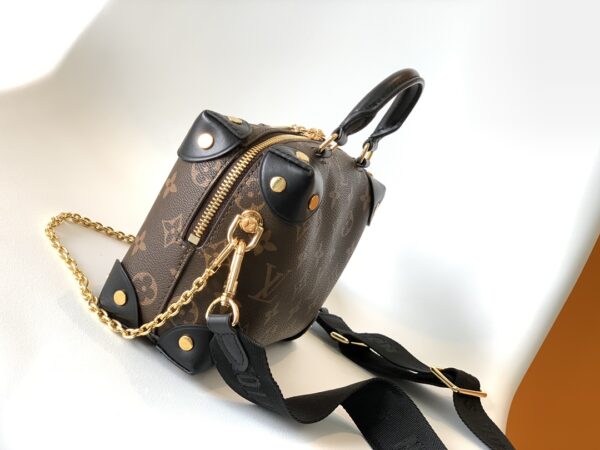Louis Vuitton Petite Malle Souple Handbag - Black - Image 5