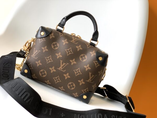 Louis Vuitton Petite Malle Souple Handbag - Black - Image 4