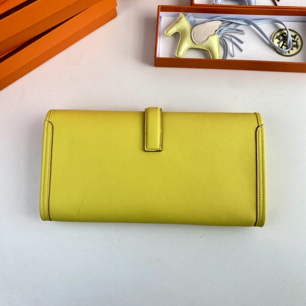 Hermes Jige Elan Sheepskin Lining Bag - Yellow - Image 3