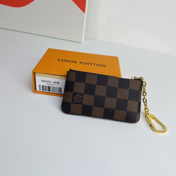 Louis Vuitton Damier Canvas Pouch - Black/Brown - Image 5