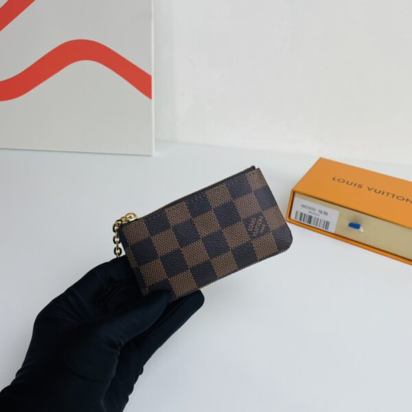 Louis Vuitton Damier Canvas Pouch - Black/Brown - Image 4