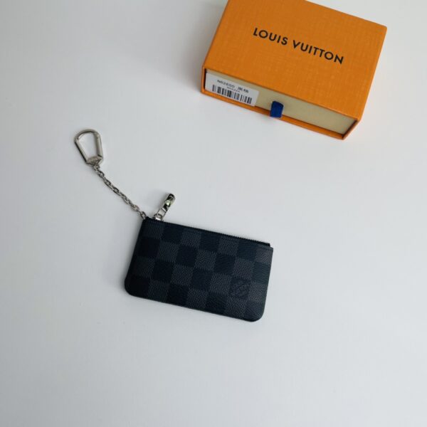 Louis Vuitton Damier Canvas Pouch - Black/Gray - Image 4