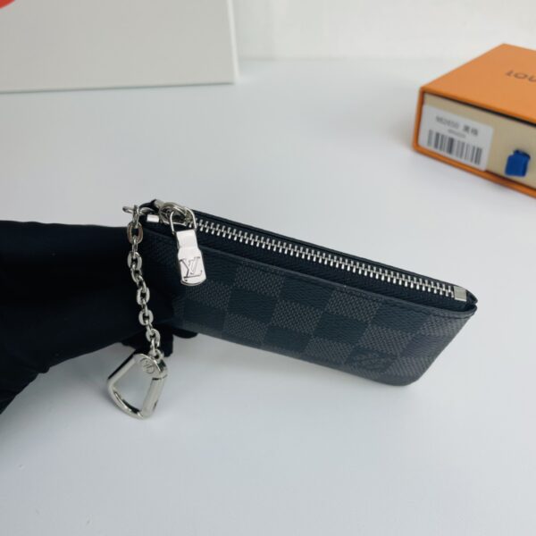 Louis Vuitton Damier Canvas Pouch - Black/Gray - Image 3