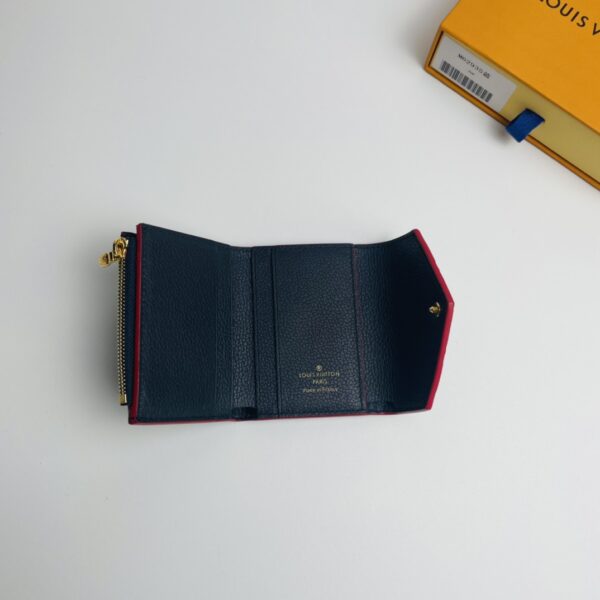 Louis Vuitton Zoe Compact Wallet - Blue - Image 3