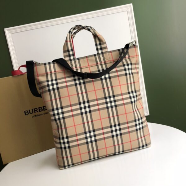 Burberry ECONYL Style Tote Bag - Red - Image 5