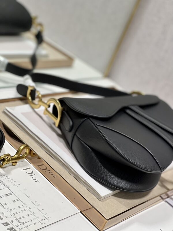 Dior Large Saddle Handbag - Black - Image 2