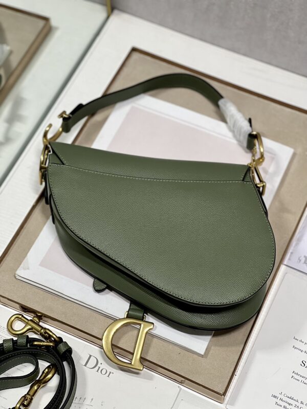Dior Large Saddle Handbag - Milk Green - Image 2