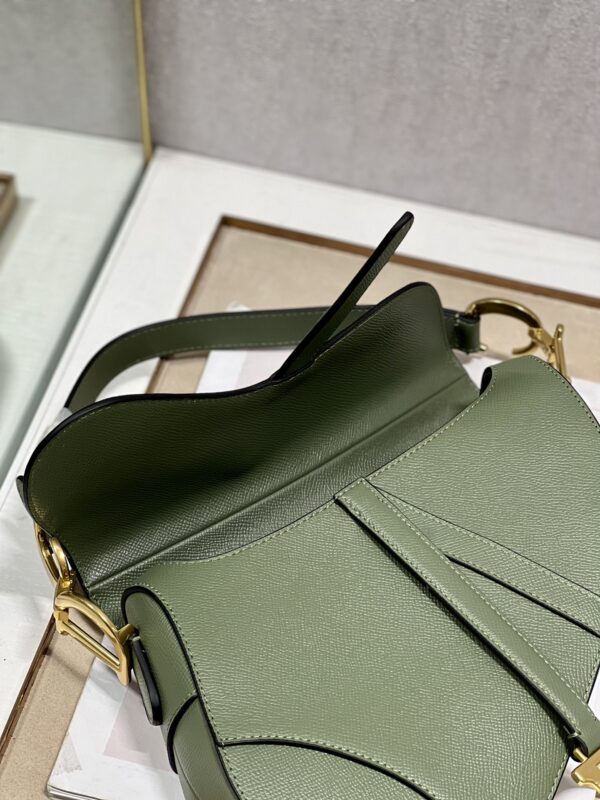 Dior Large Saddle Handbag - Milk Green - Image 5